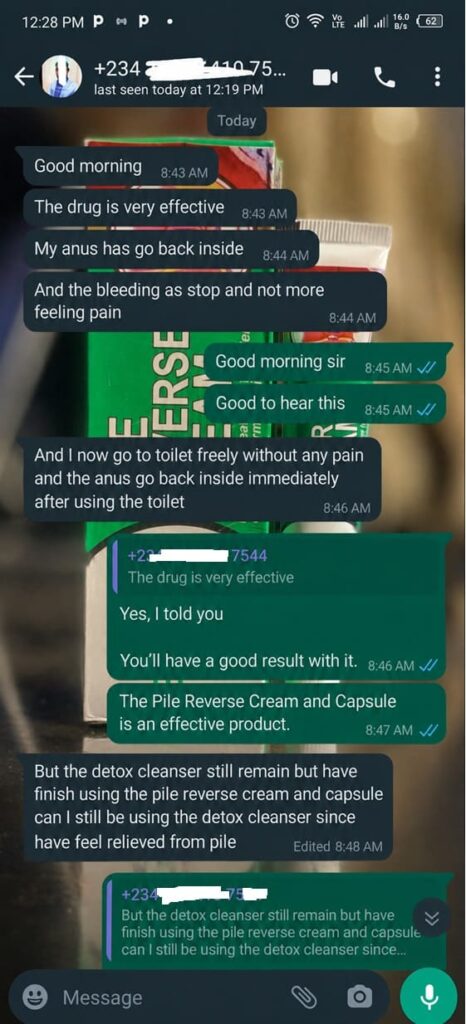 Hemorrhoid/Pile Reverse Cream and Pile Reverse Capsule
